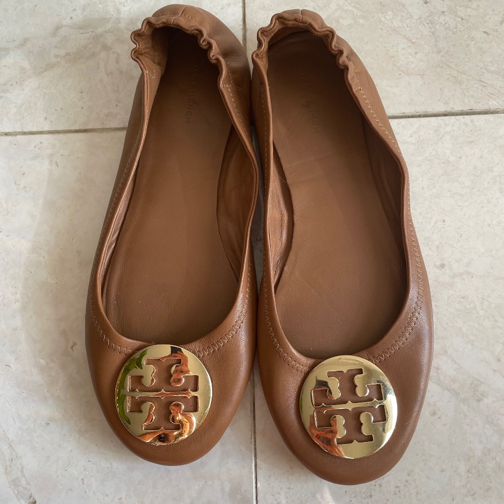 SOLD- Tory Burch Minnie Travel Ballet Flats